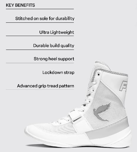 Fly Boxschuhe Storm 2, Weiß 2