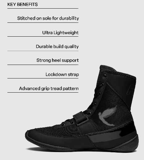 Fly Boxschuhe Storm 2, Schwarz 2