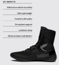Fly Boxschuhe Storm 2, Schwarz 2