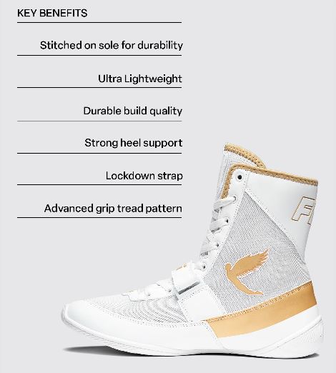 Fly Boxschuhe Storm, Blau-Rot