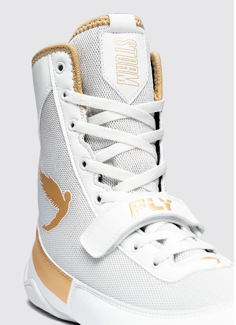 Fly Boxschuhe Storm, Blau-Rot