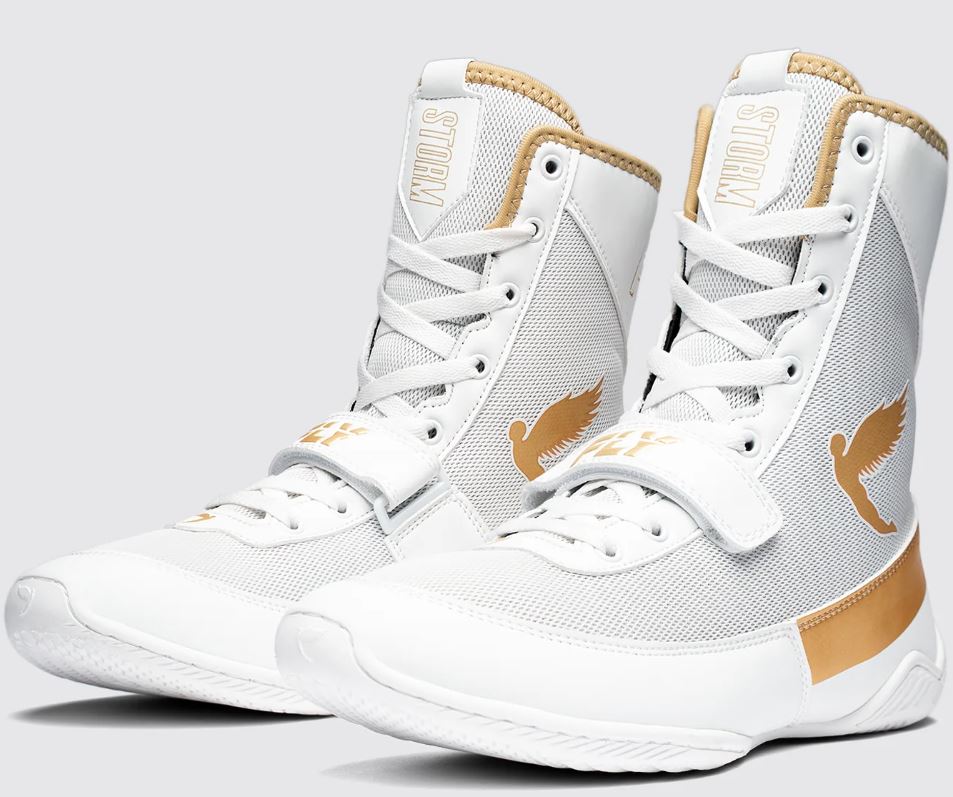 Fly Boxschuhe Storm 2, Weiss-Gold