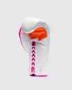 Fly Boxhandschuhe Superlace Pro X 2, Weiß-Pink-Orange 3