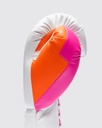 Fly Boxhandschuhe Superlace Pro X 2, Weiß-Pink-Orange 5