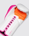 Fly Boxhandschuhe Superlace Pro X 2, Weiß-Pink-Orange 8