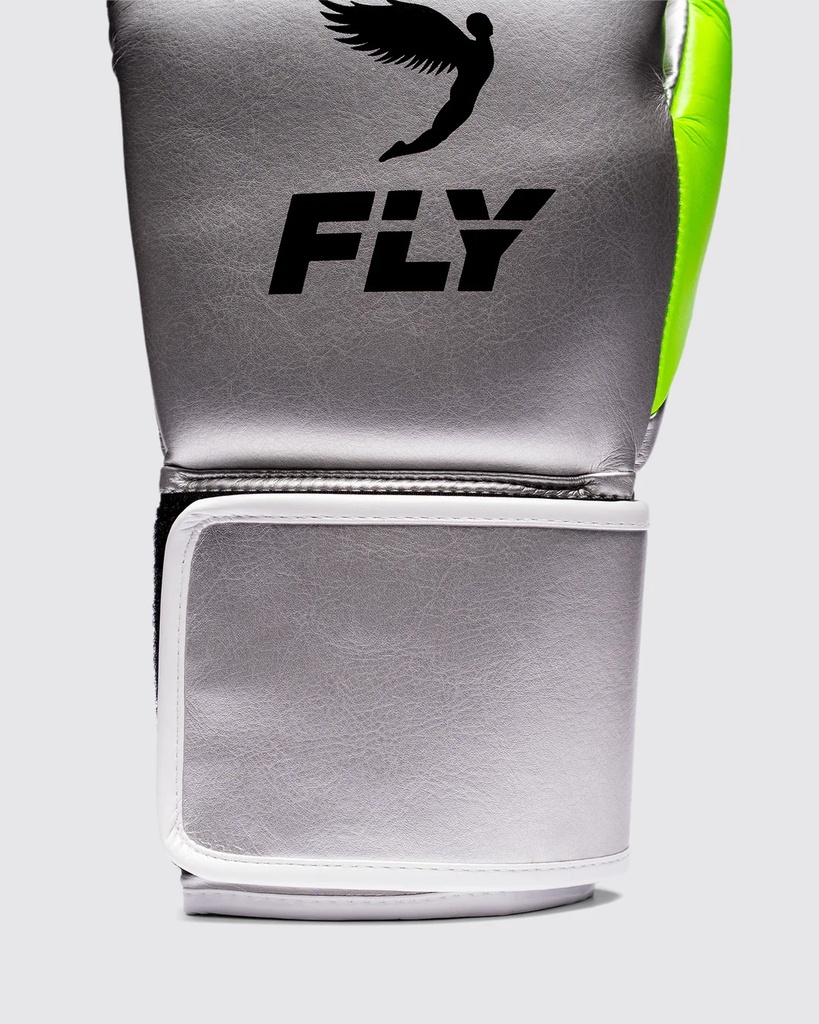 Fly Boxhandschuhe Superloop Pro X 2, Silber-Grün 6