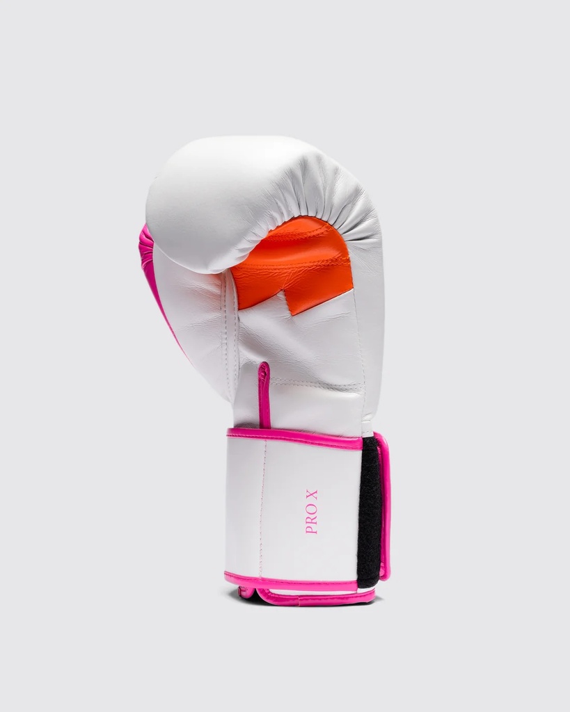 Fly Boxhandschuhe Superloop Pro X 2, Weiß-Pink-Orange 3