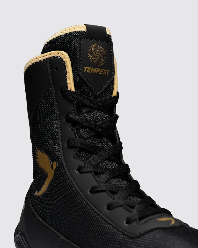 Fly Boxschuhe Tempest, Schwarz-Gold 2