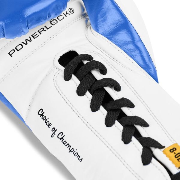 Everlast Boxhandschuhe Powerlock OG Pro-Fight mit Schnürung, Blau 4