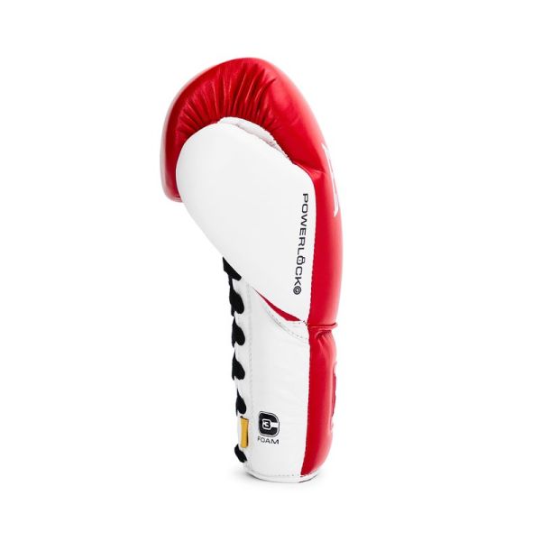 Everlast Boxhandschuhe Powerlock OG Pro-Fight mit Schnürung, Rot 3