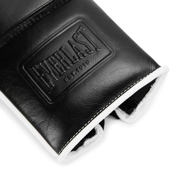 Everlast Boxhandschuhe Powerlock OG Pro-Sparring mit Schnürung, Schwarz-Weiß 5