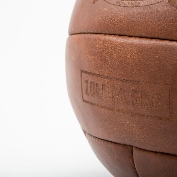 Everlast Medizinball Old School 1910, Braun 4