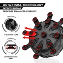 RDX Standboxsack F6 Kara 180x32cm, Schwarz-Rot 2