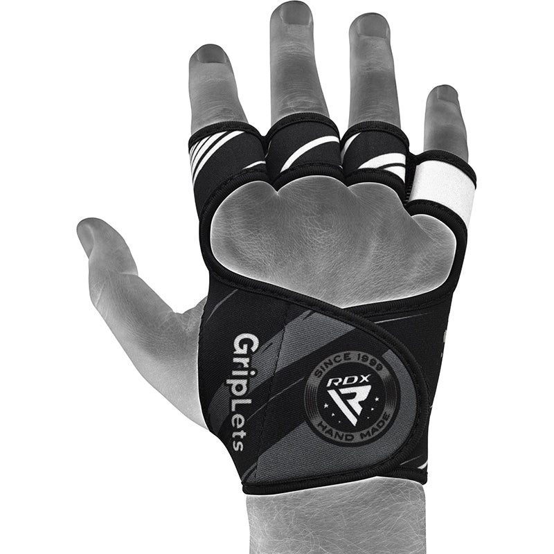 RDX Weightlifting Grips R1, Schwarz-Grau 3