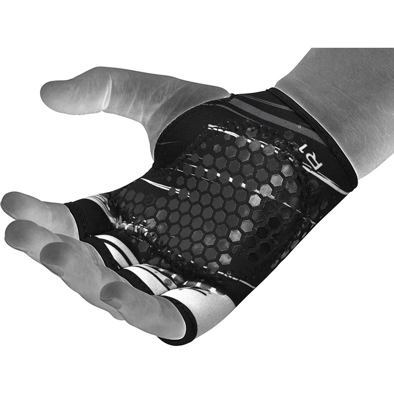 RDX Weightlifting Grips R1, Schwarz-Grau 4