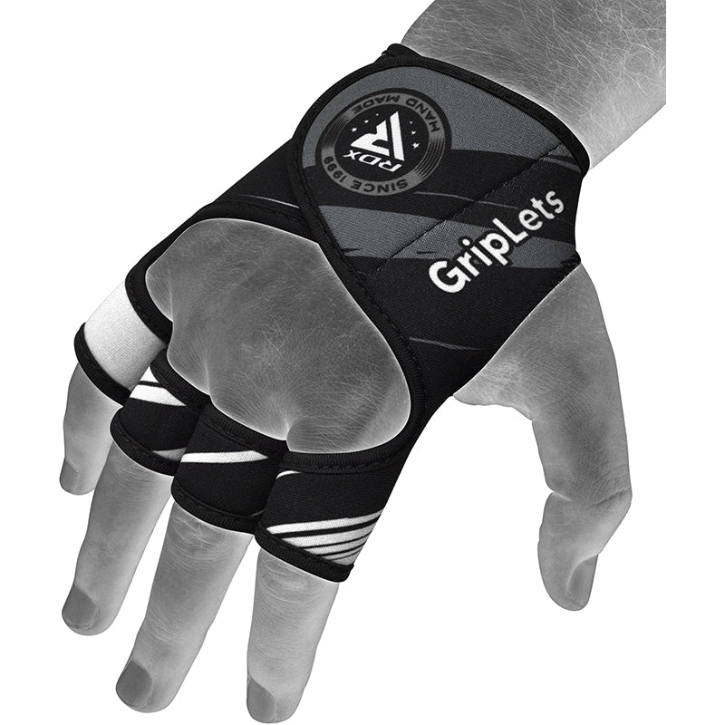RDX Weightlifting Grips R1, Schwarz-Grau 5