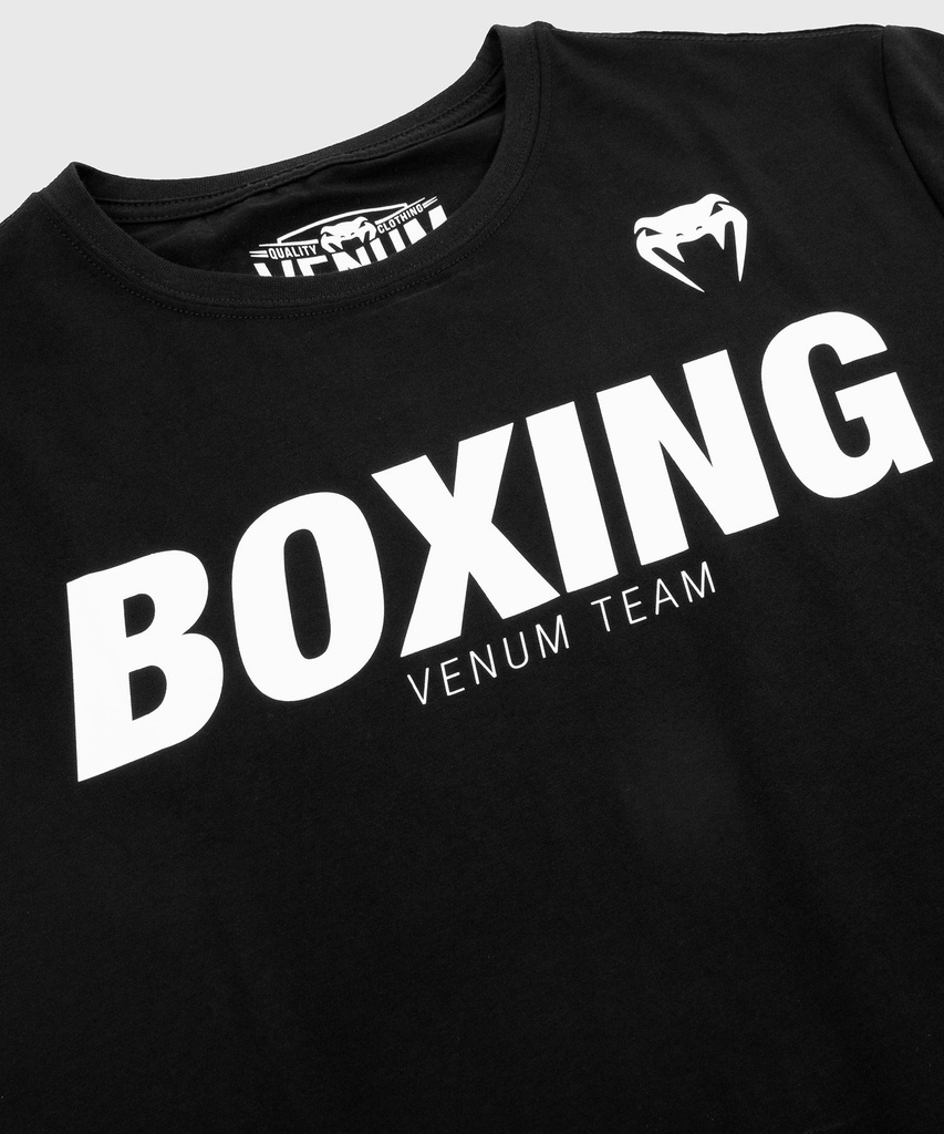 Venum T-Shirt VT Boxing, Schwarz-Weiß 4