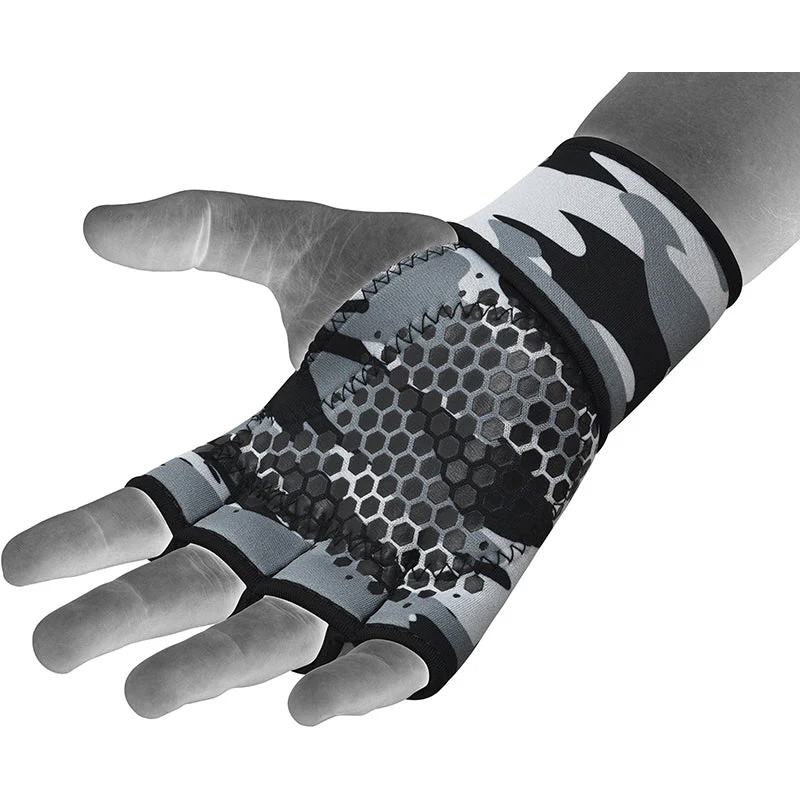RDX Weightlifting Grips X3, Camo-Grau 3