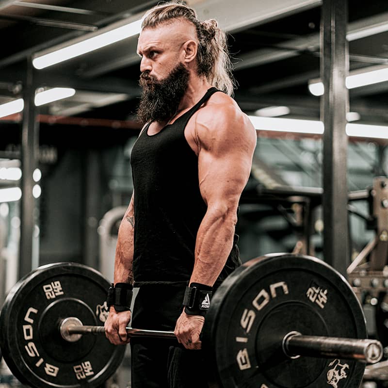 RDX Weightlifting Hook Straps W5, Schwarz 2