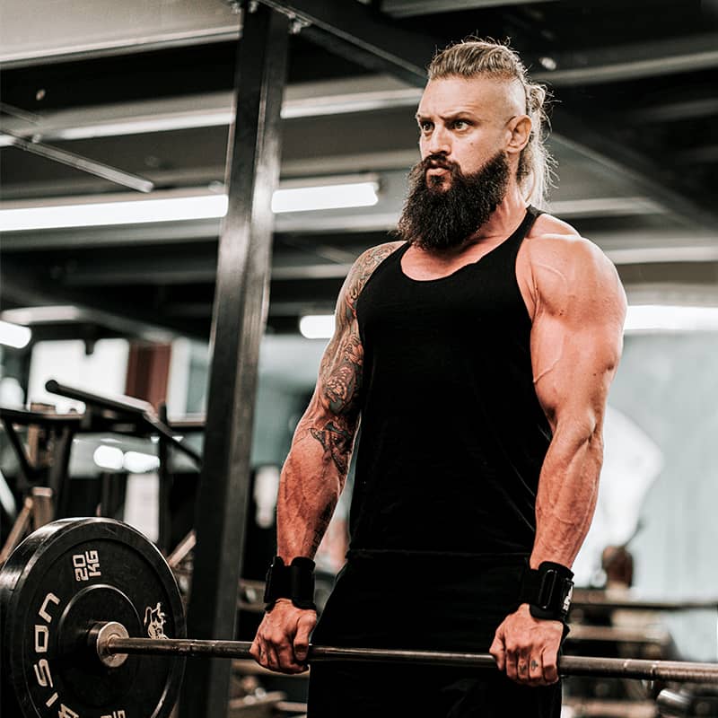 RDX Weightlifting Hook Straps W5, Schwarz 4