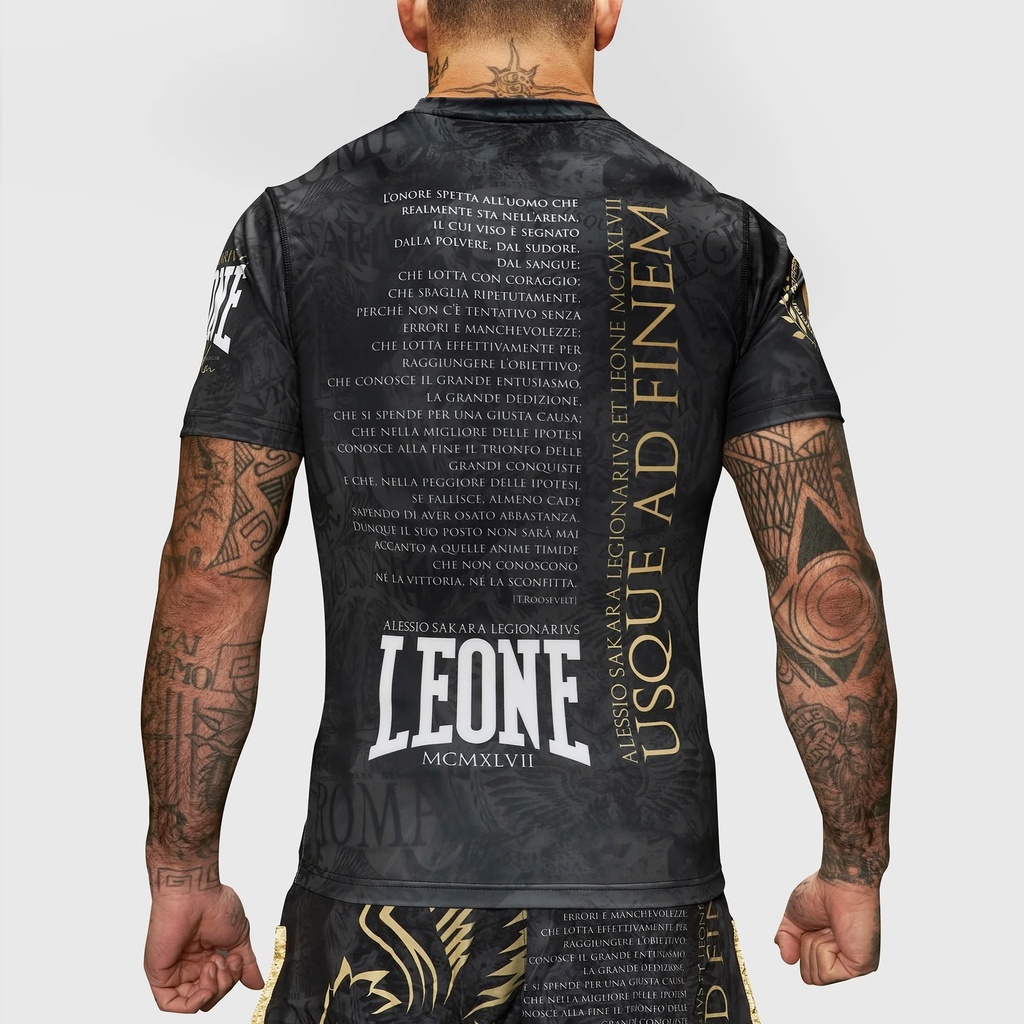 Leone Rash Guard Legionarivs, Schwarz-Sand 4