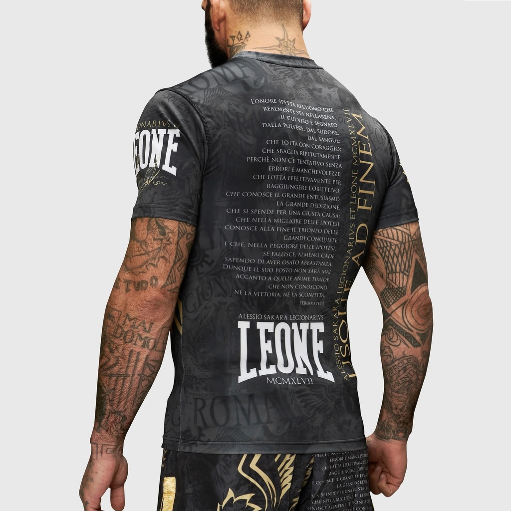 Leone Rash Guard Legionarivs, Schwarz-Sand 5