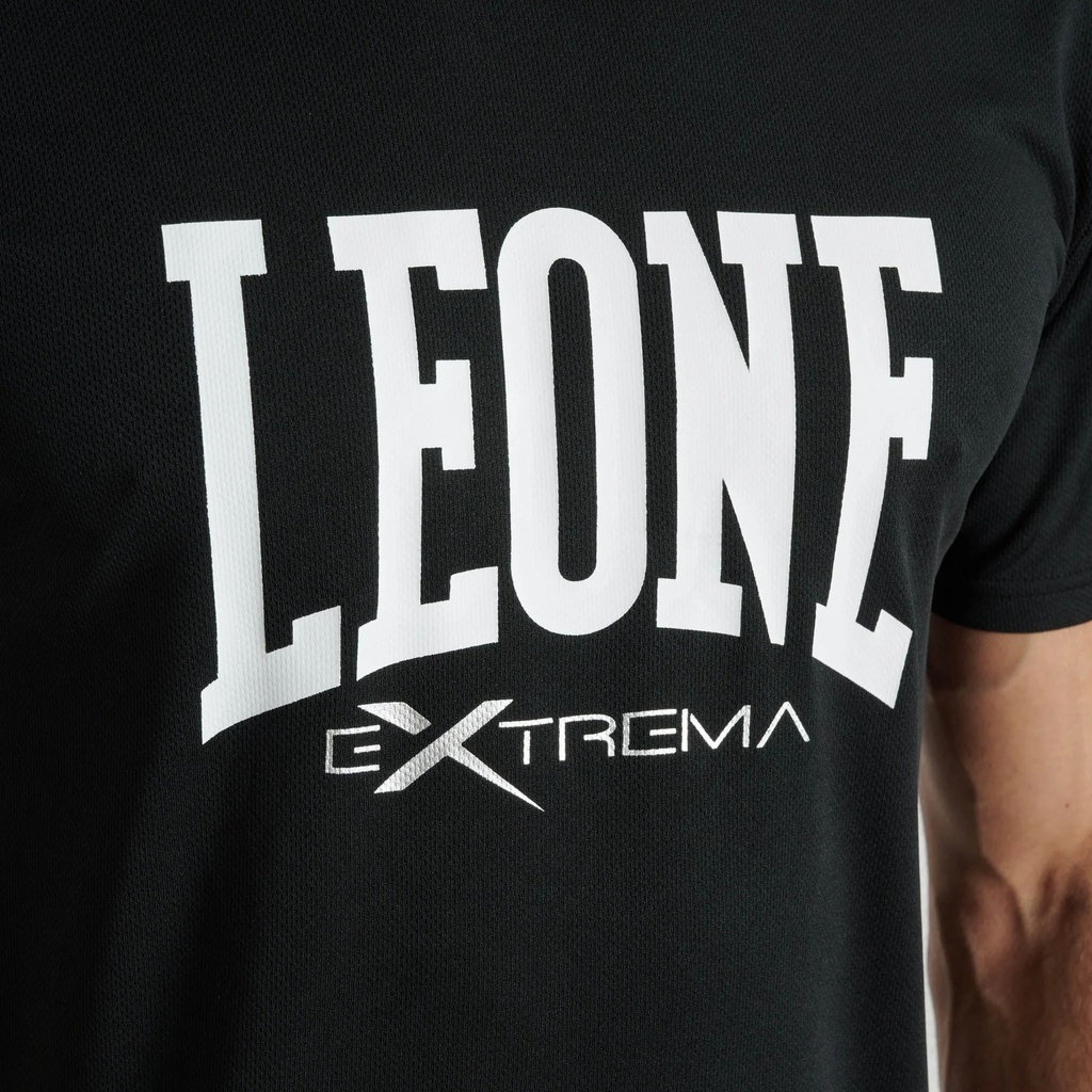 Leone T-Shirt Logo, Schwarz 4