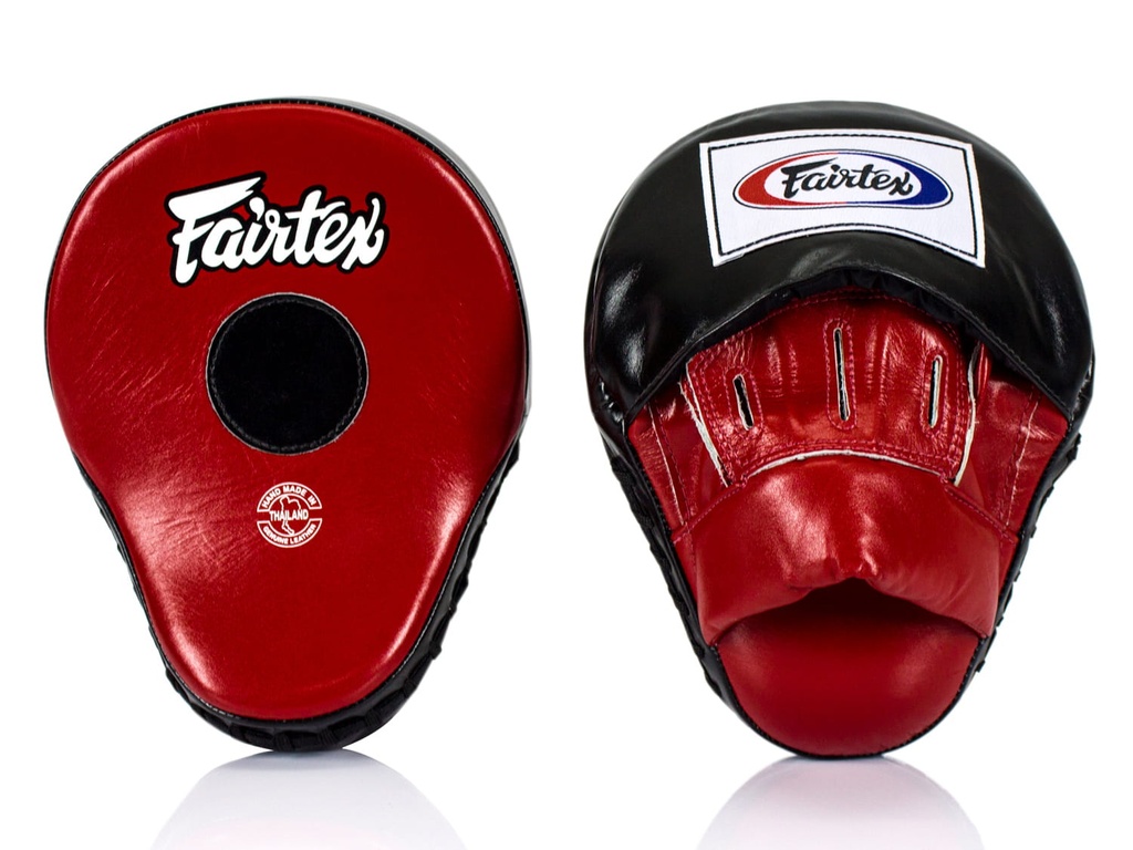 Fairtex Boxpratzen Ultimate Contoured FMV9, Schwarz-Rot 2