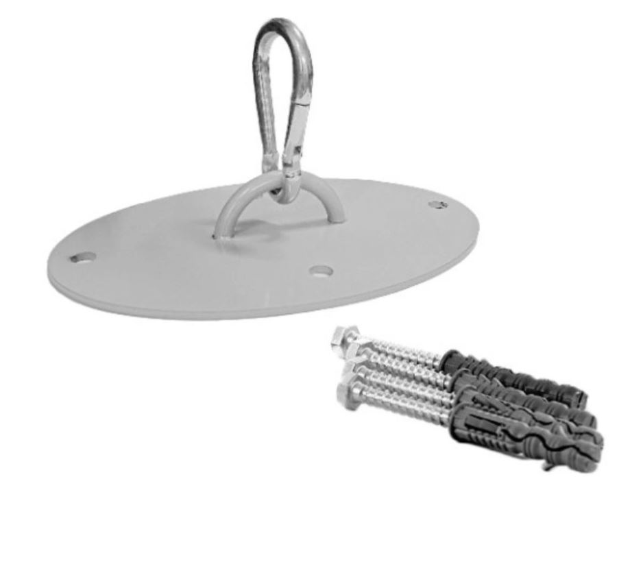 Daniken Deckenhaken L für Boxsack bis 60kg, Hellgrau