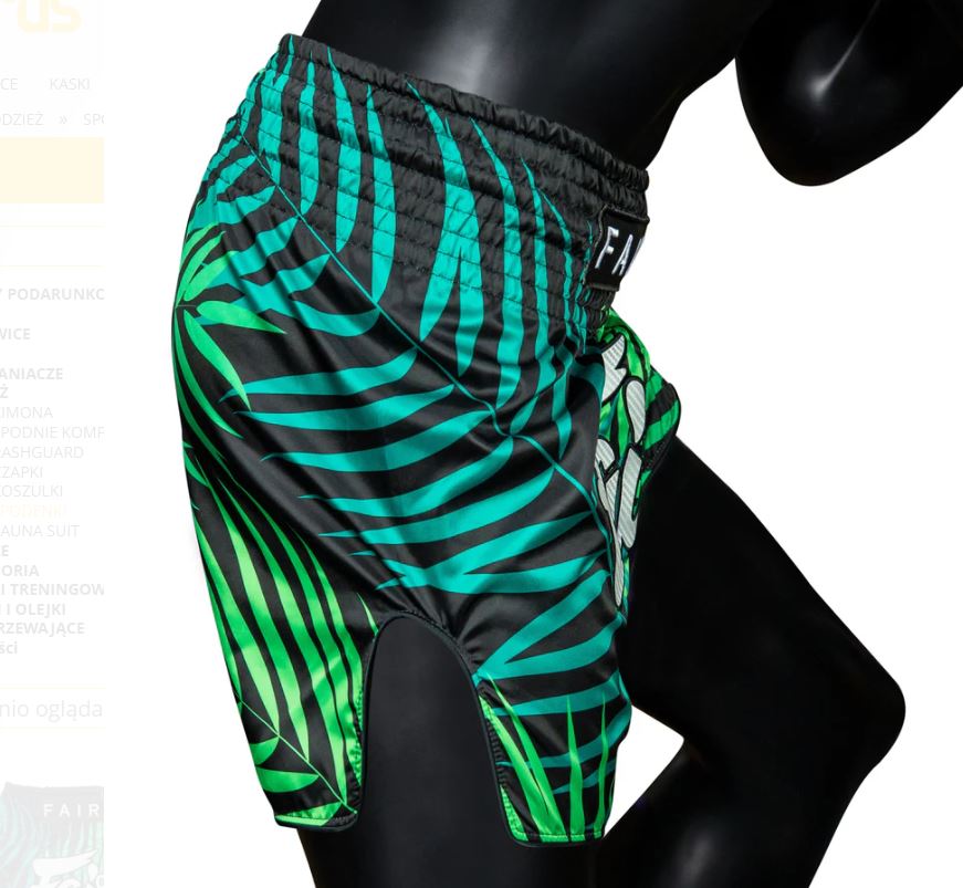 Fairtex Muay Thai Shorts BS1945 Grün