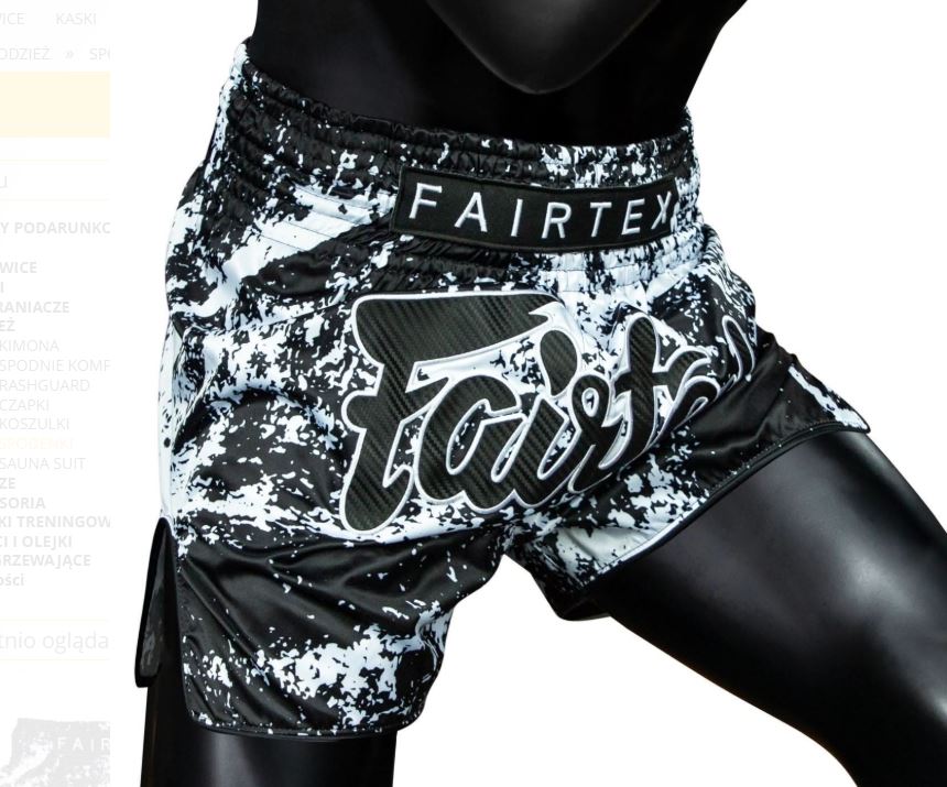 Fairtex Muay Thai Shorts BS1949, Schwarz 3