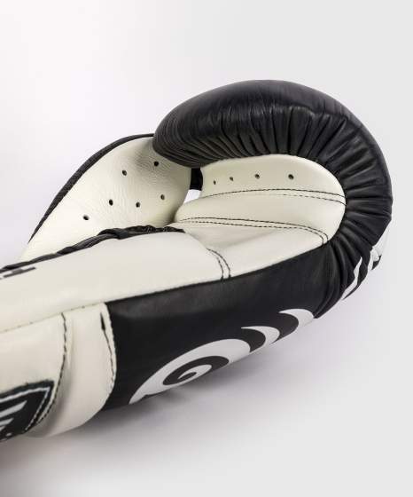 Venum Boxhandschuhe Mike Tyson Giant 2.0 Pro mit Schnürung, Schwarz-Weiß 6