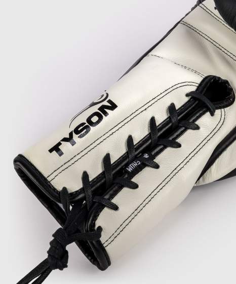 Venum Boxhandschuhe Mike Tyson Giant 2.0 Pro mit Schnürung, Schwarz-Weiß 7