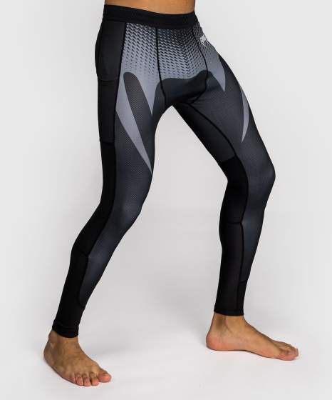 Venum Compression Pants No Gi, Schwarz-Silber 3