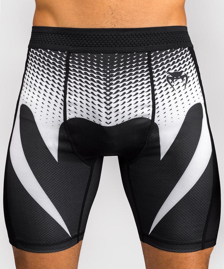 Venum Compression Shorts No Gi, Schwarz-Weiß 2