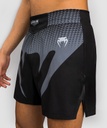 Venum Fight Shorts No Gi, Schwarz-Silber 5