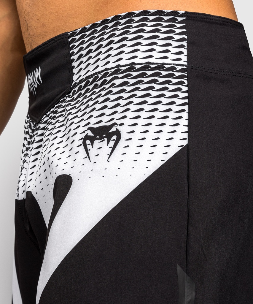 Venum Fight Shorts No Gi, Schwarz-Weiß 6