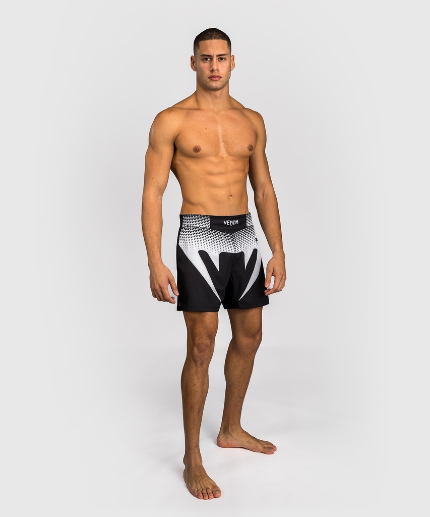 Venum Fight Shorts No Gi, Schwarz-Weiß 7