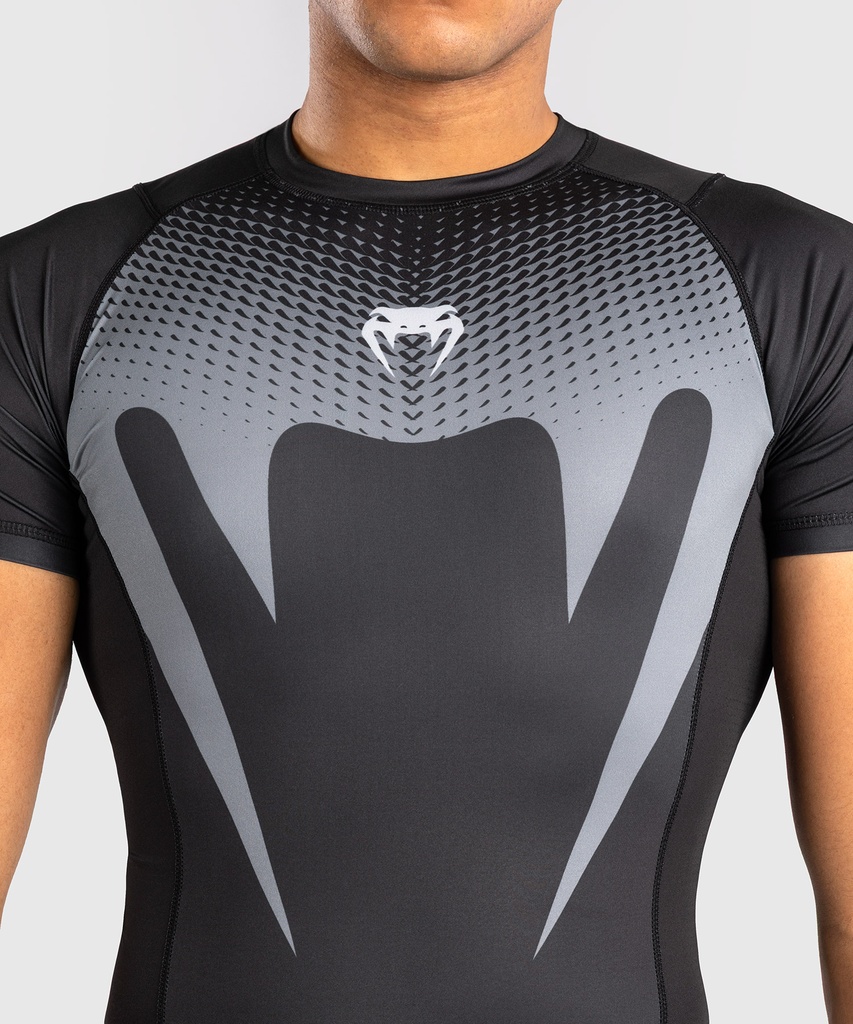 Venum Rash Guard No Gi, Schwarz-Silber 4