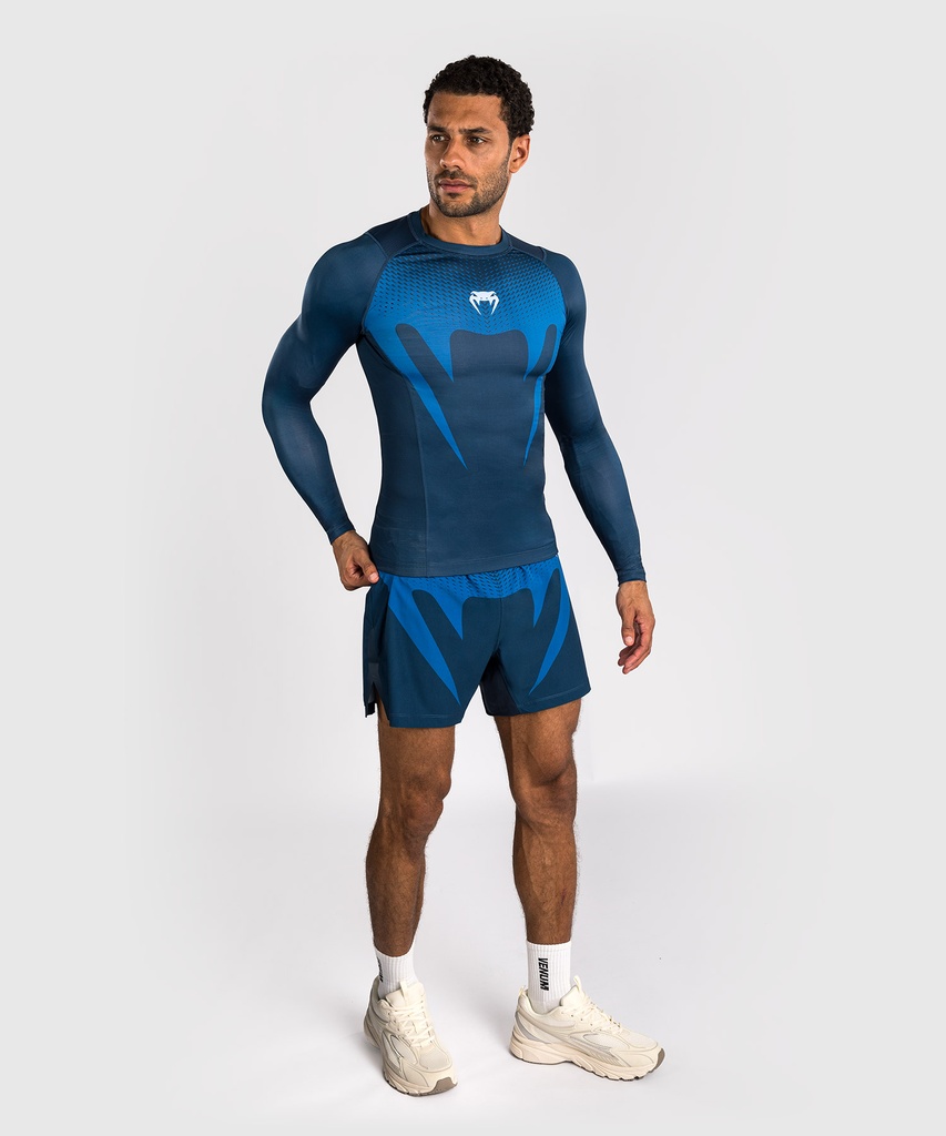 Venum Rash Guard No Gi, Blau 4