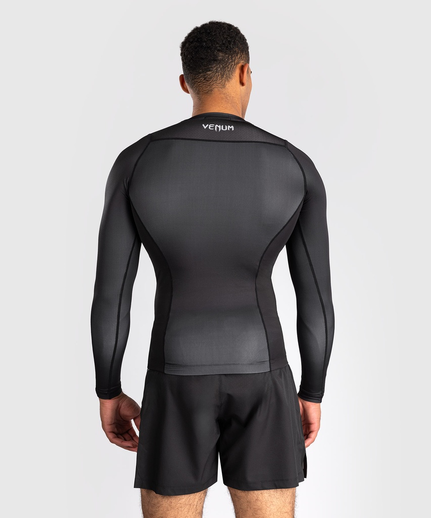 Venum Rash Guard No Gi, Schwarz-Silber 3
