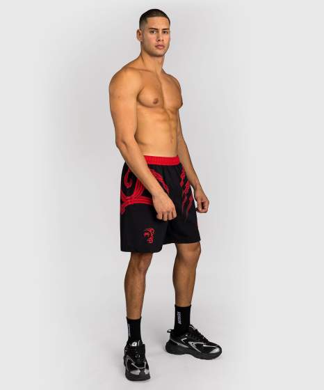 Venum Training Shorts Mike Tyson Tiger, Schwarz-Rot 4