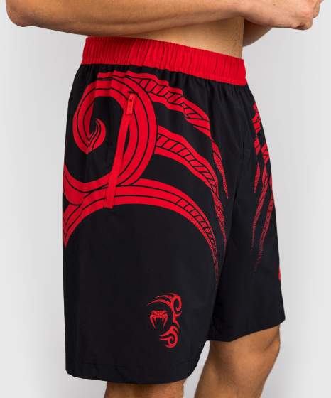 Venum Training Shorts Mike Tyson Tiger, Schwarz-Rot 5