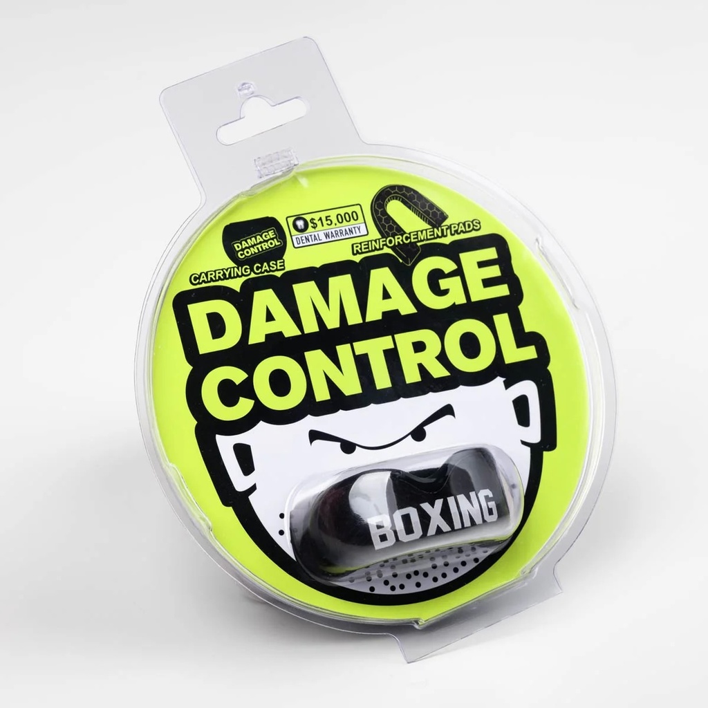 Phantom Mundschutz Elite Boxing, Schwarz-Silber 2