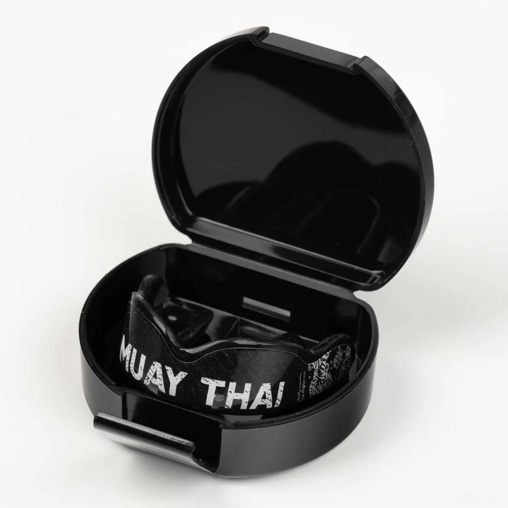 Phantom Mundschutz Elite Muay Thai, Schwarz-Silber 4