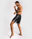 Venum Fight Shorts Adrenaline, Schwarz-Silber 5