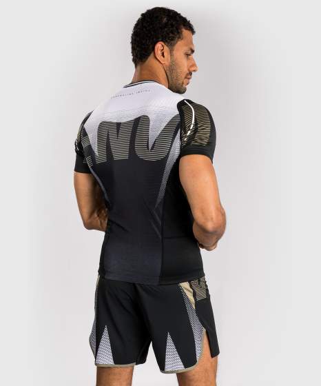 Venum Rash Guard Adrenaline, Schwarz-Sand 2