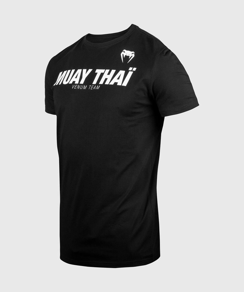 Venum T-Shirt VT Muay Thai, Schwarz-Weiß 3