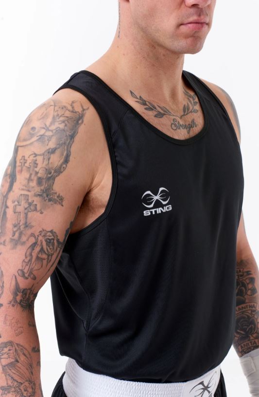 Sting Boxing Tank Top Mettle 2.0 Competition, Schwarz