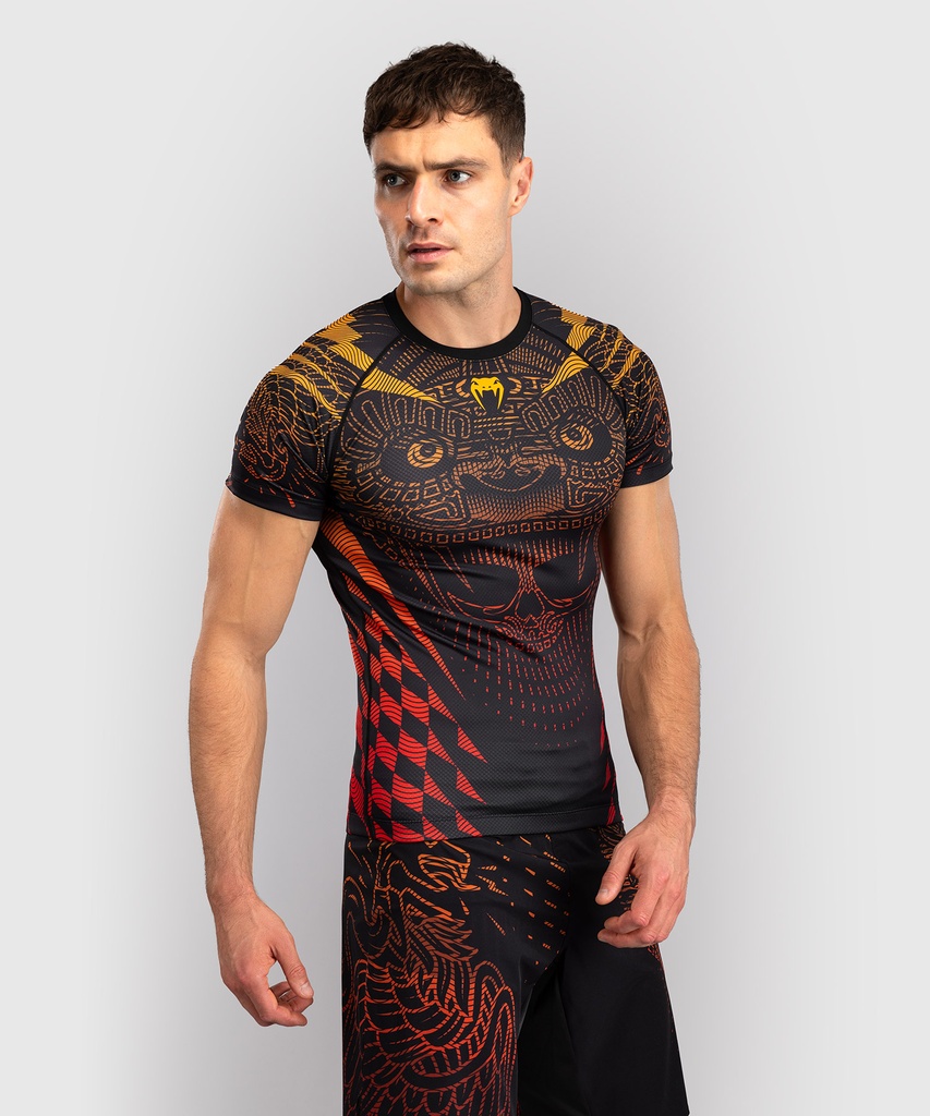 Venum Rash Guard Quetzal Fury, Schwarz-Rot 2